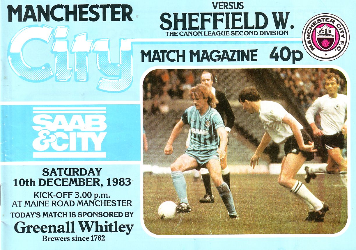 Manchester City v Sheffield Wednesday 1983/84