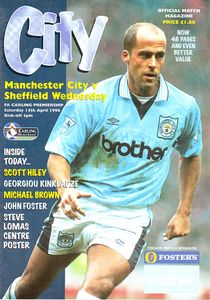 Manchester City v Sheffield Wednesday 1995/96