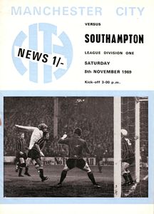 Manchester City v Southampton 1969/70