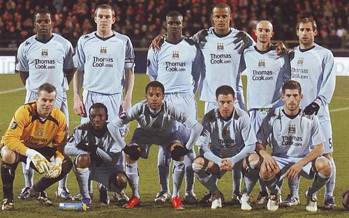 Aalborg v Manchester City UEFA Cup Round of 16 2nd Leg 2008 to 09
