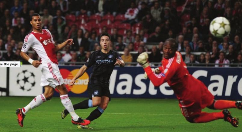 Ajax v Manchester City UEFA Champions League Group B match 3 2012/13
