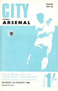 Manchester City v Arsenal 1967/68