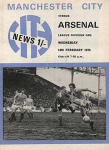 Manchester City v Arsenal 1969/70