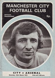 Manchester City v Arsenal 1972/73