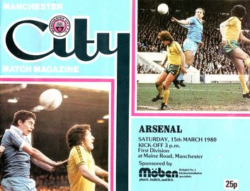Manchester City v Arsenal 1979/80