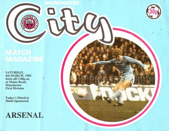 Manchester City v Arsenal 1981/82