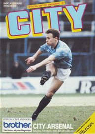 Manchester City v Arsenal 1989/90