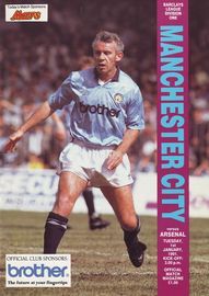 Manchester City v Arsenal 1990/91
