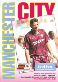 Manchester City v Arsenal 1991/92