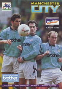 Manchester City v Arsenal 1992/93
