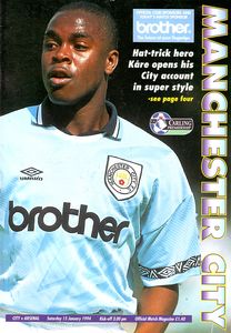 Manchester City v Arsenal 1993/94