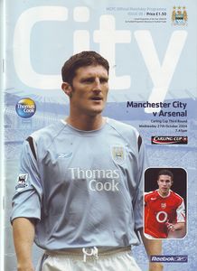 Manchester City v Arsenal Carling Cup 3rd Round 2004/05