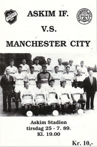 Askim IF. v Manchester City 1989/90 Friendly