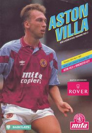 Aston Villa v Manchester City 1990/91