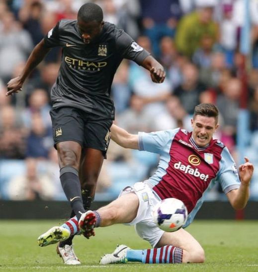 Aston Villa v Manchester City 2013/14