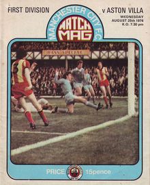 Manchester City v Aston Villa 1976/77