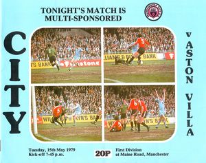Manchester City v Aston Villa 1978/79
