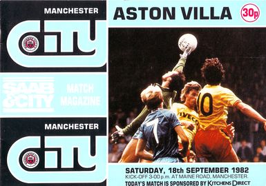 Manchester City v Aston Villa 1982/83