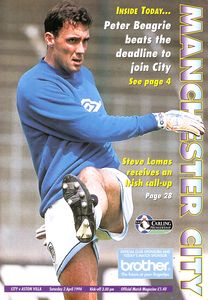 Manchester City v Aston Villa 1993/94