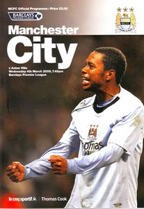 Manchester City v Aston Villa 2008/09