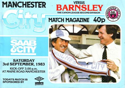Manchester City v Barnsley 1983/84