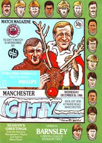 Manchester City v Barnsley 1984/85