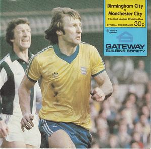 Birmingham  City v Manchester City 1980/81