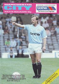 Manchester City v Birmingham City 1987/88