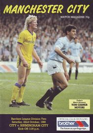 Manchester City v Birmingham City 1988/89