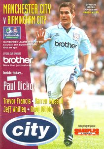 Manchester City v Birmingham City 1996/97