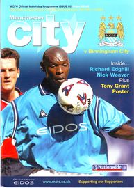 Manchester City v Birmingham 2001 to 02
