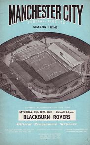 Manchester City v Blackburn Rovers 1962/63