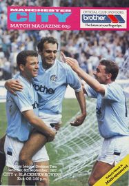 Manchester City v Blackburn Rovers 1987/88