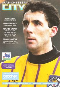 Manchester City v Blackburn Rovers 1992/93