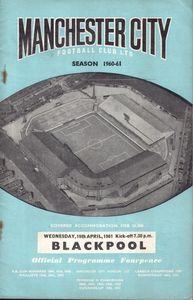 Manchester City v Blackpool 1960/61