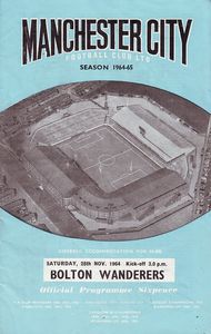 Manchester City v Bolton Wanderers 1964/65