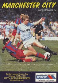 Manchester City v Bournemouth 1988/89