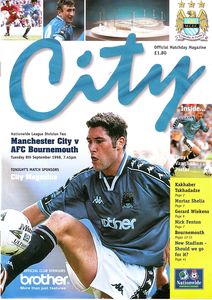 Manchester City v Bournemouth 1998/99
