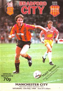 Bradford City v Manchester City 1988/89
