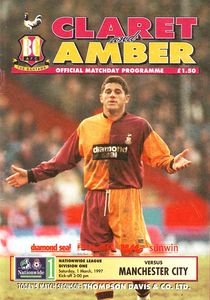 Bradford v Manchester City 1996/97