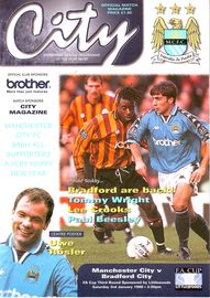 Manchester City v Bradford City FA Cup 3rd Round 1997/98