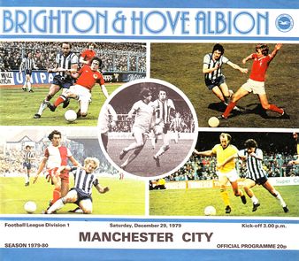 Brighton and Hove Albion v Manchester City 1979/80