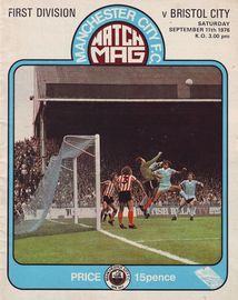 Manchester City v Bristol City 1976/77