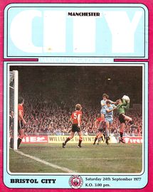 Manchester City v Bristol City 1977/78