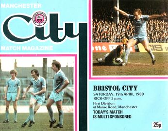 Manchester City v Bristol City 1979/80