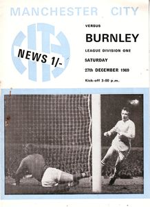 Manchester City v Burnley 1969/70