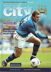 Manchester City v Burnley 2001/02