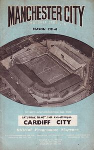 Manchester City v Cardiff City 1961/62