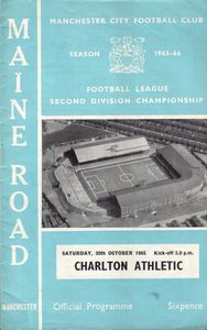 Manchester City v Charlton Athletic 1965/66