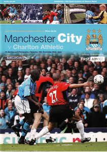 Manchester City v Charlton 2002/03